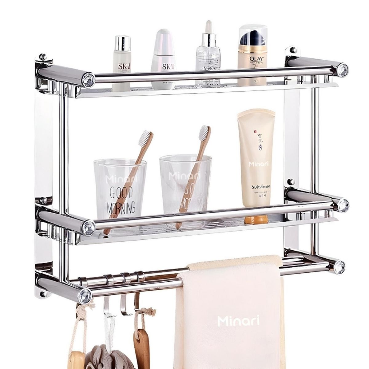 MINARI - Banco Mesa de trabajo Plegable Keter - Negro