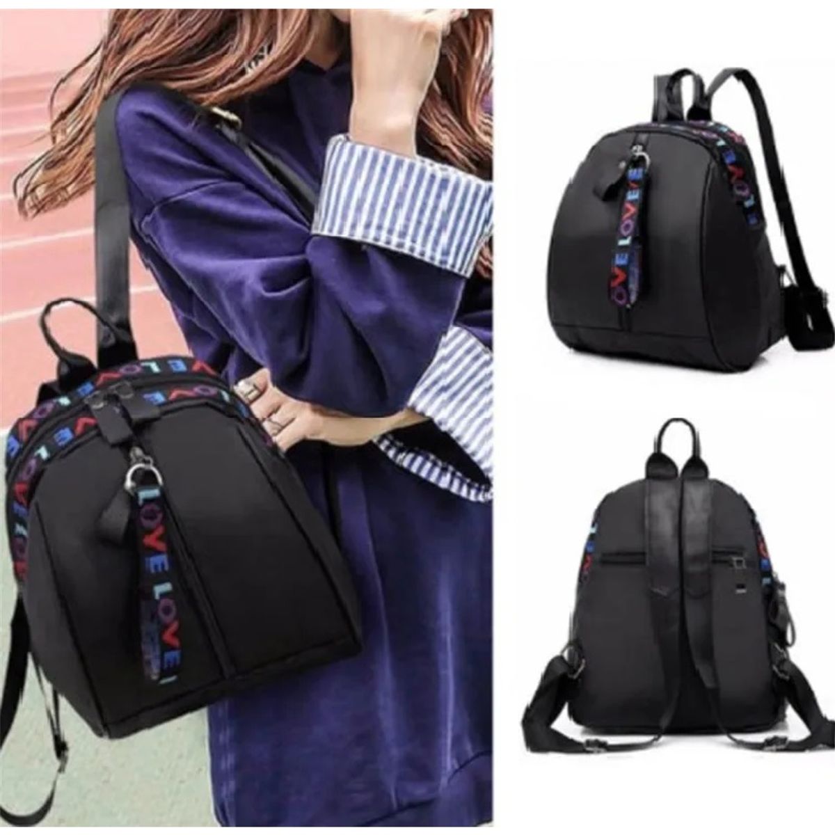 GENERICO - Mochila Antirrobo Impermeable Para Mujer Oxford