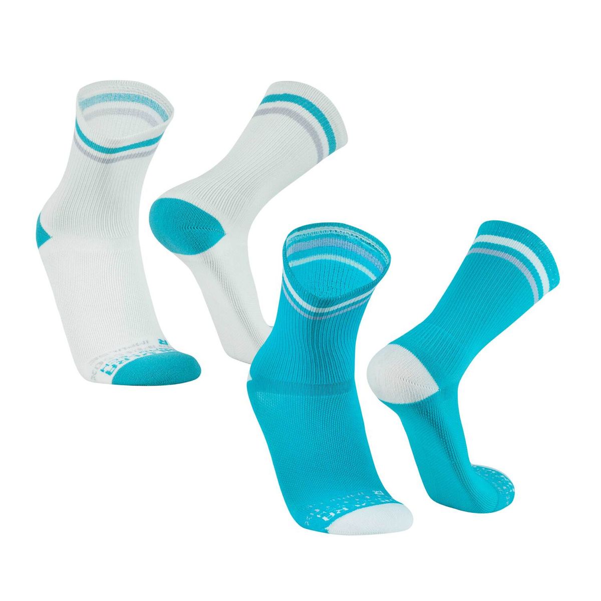 SILVERA NANOTECH - 2 pack Medias mujer hombre deportiva running ciclismo tenis basket gym