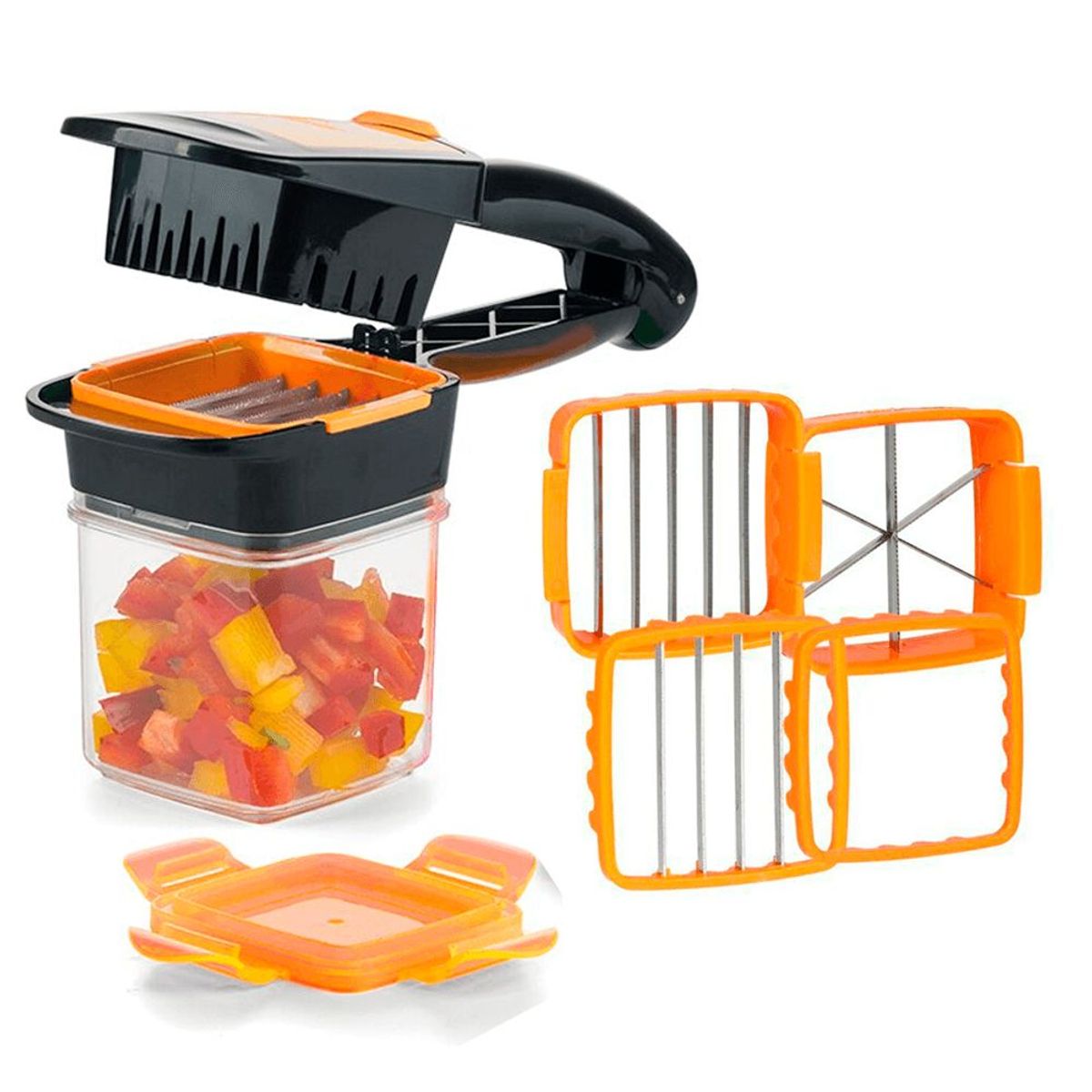 MINARI - Picatodo 5 en 1 Picador Cortador de Frutas y Verduras 10C