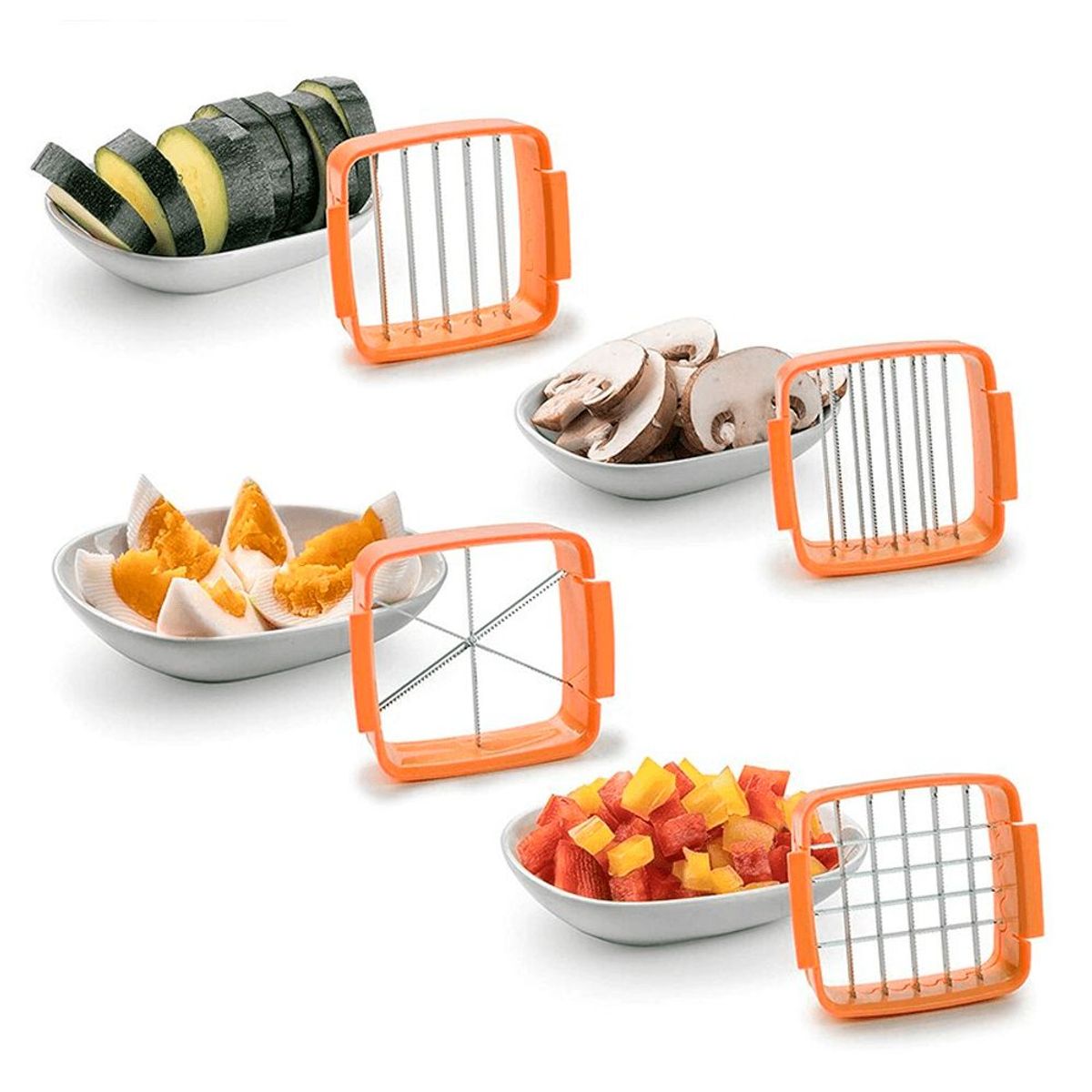 MINARI - Picatodo 5 en 1 Picador Cortador de Frutas y Verduras 10C