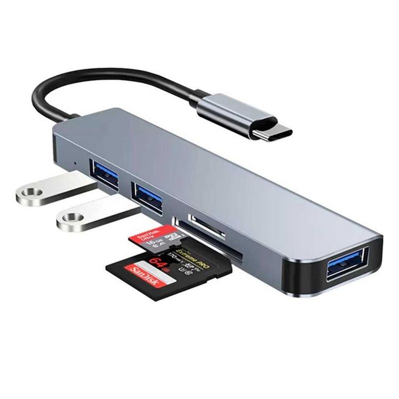 SEISA - Hub Tipo C Multidispositivo - Macbook Windows 5 En 1 - Seisa