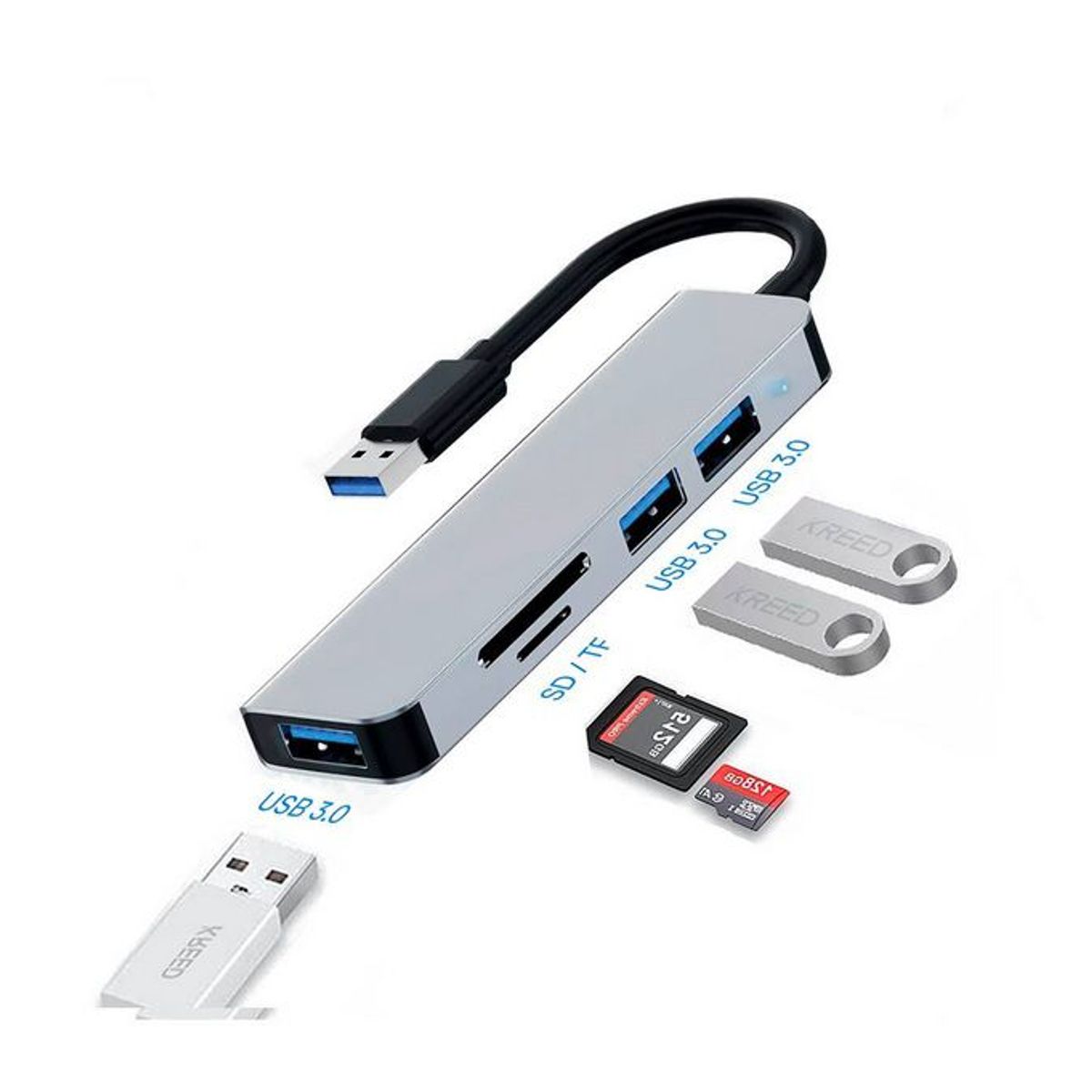 SEISA - Hub Tipo C Multidispositivo - Macbook Windows 5 En 1 - Seisa