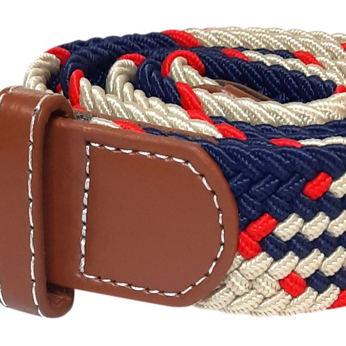 LOMO PLATEADO - Correa trenzada Lomo Plateado