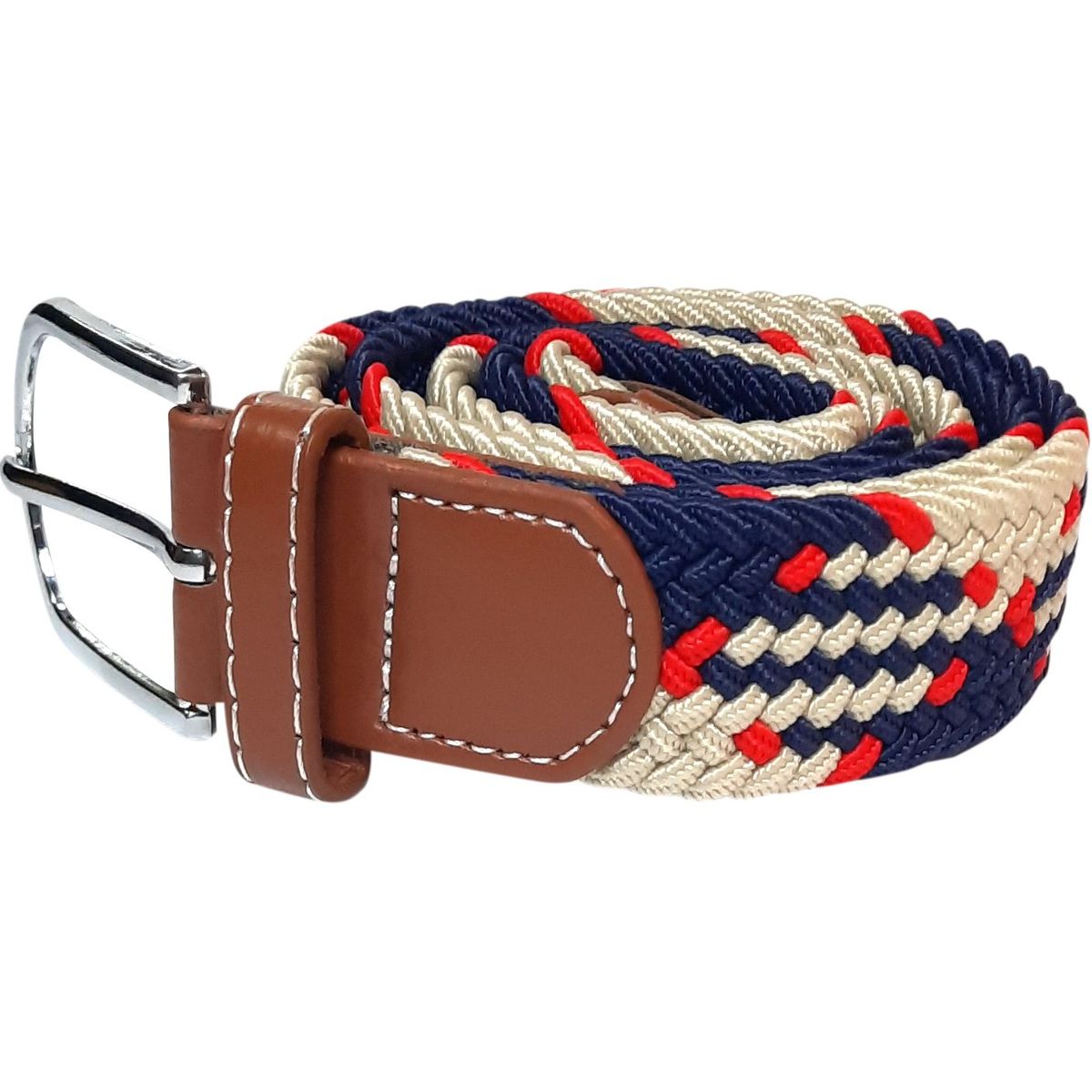 LOMO PLATEADO - Correa trenzada Lomo Plateado