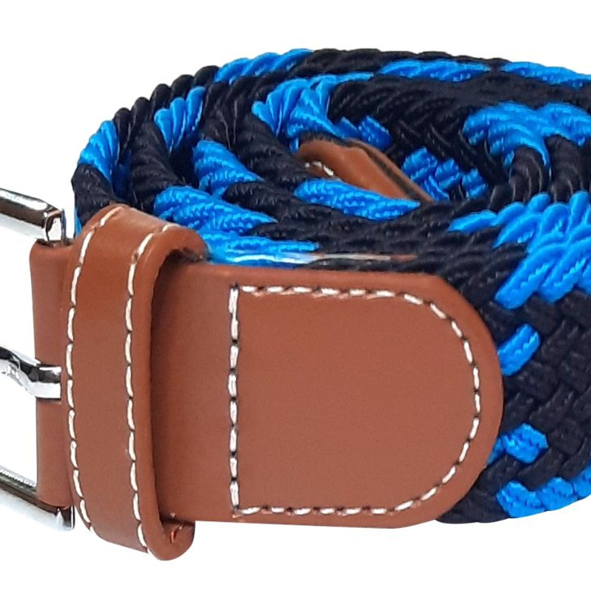 LOMO PLATEADO - Correa trenzada Lomo Plateado