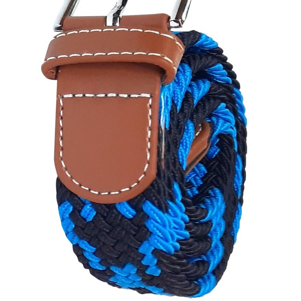 LOMO PLATEADO - Correa trenzada Lomo Plateado