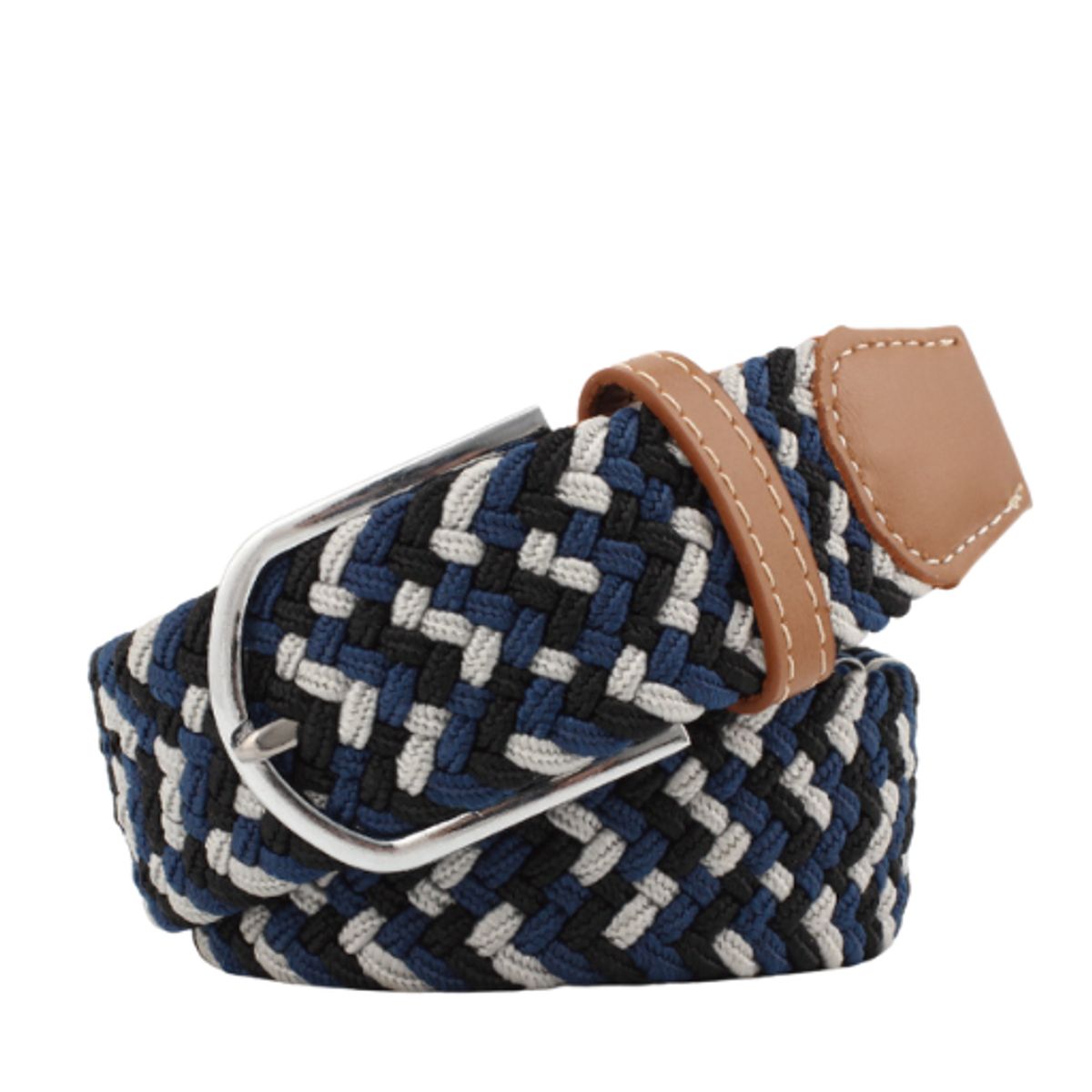 LOMO PLATEADO - Correa trenzada Lomo Plateado