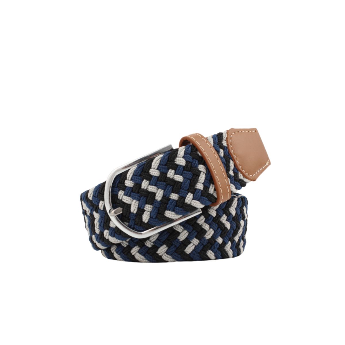 LOMO PLATEADO - Correa trenzada Lomo Plateado