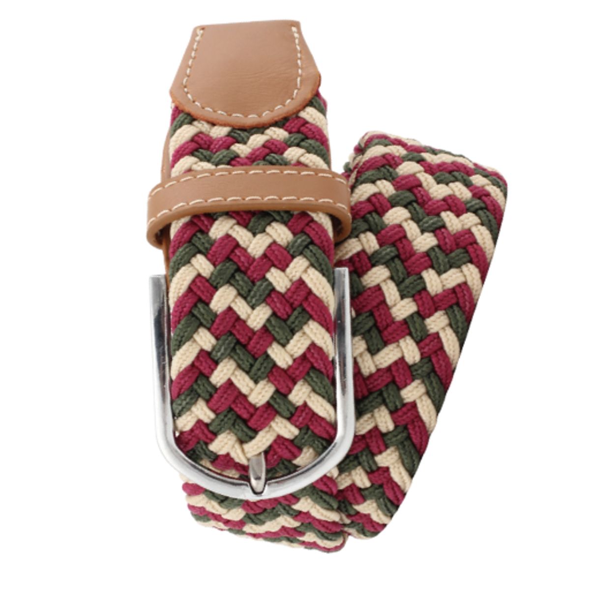 LOMO PLATEADO - Correa trenzada Lomo Plateado