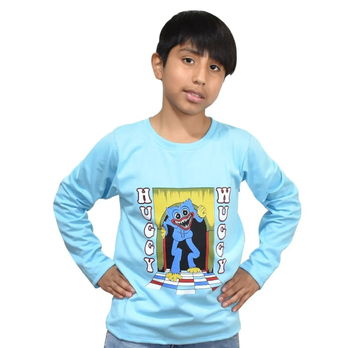 GENERICO - POLO NIÑO MANGA LARGA HUGGY WUGGY