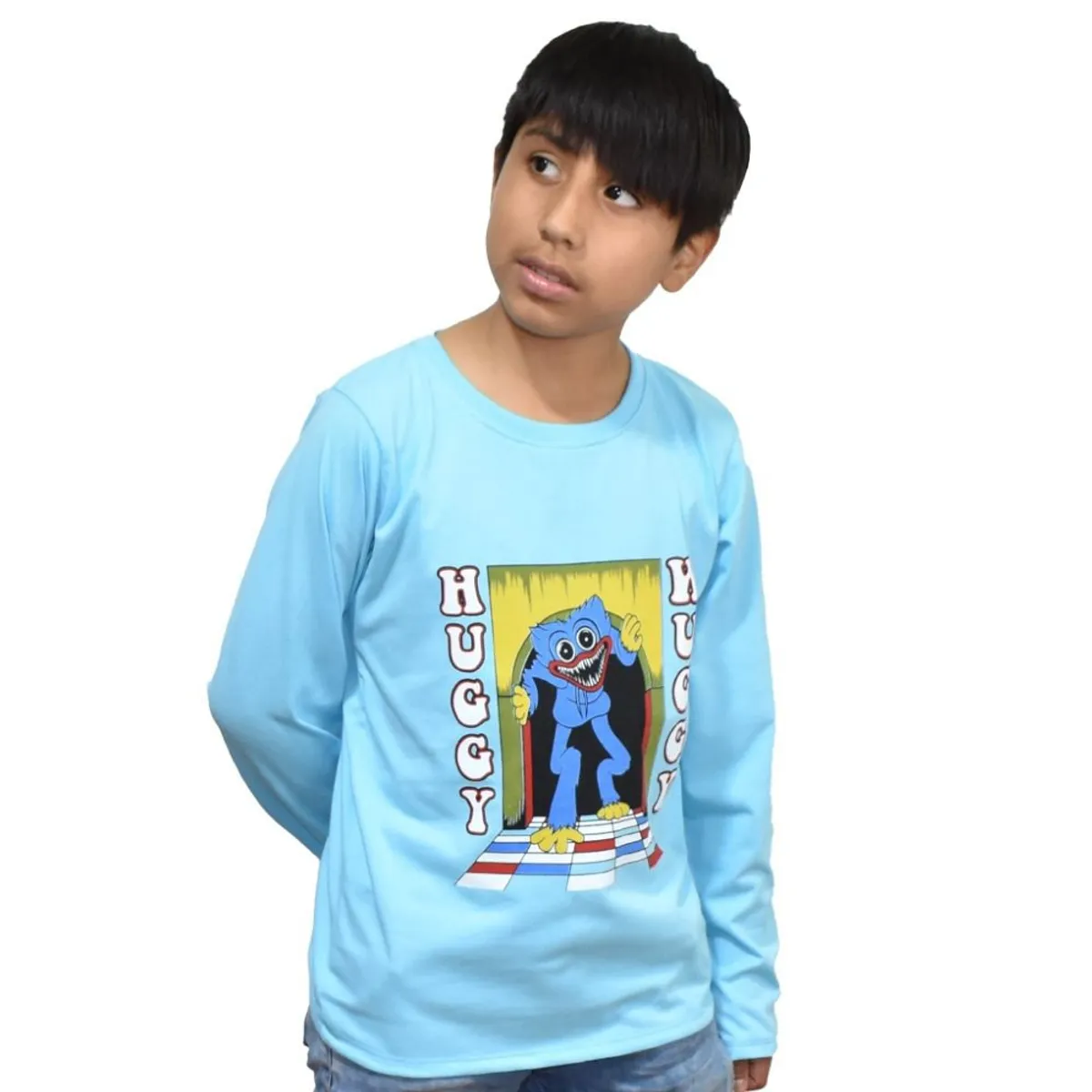 GENERICO - POLO NIÑO MANGA LARGA HUGGY WUGGY