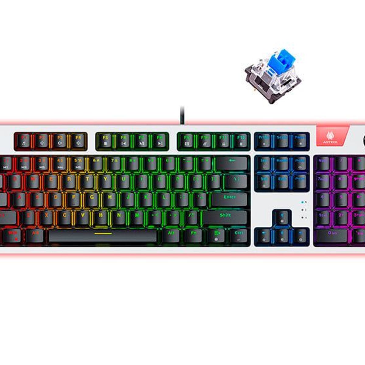ANTRYX - Teclado mecanico MK870 Antryx SWITCH AZUL