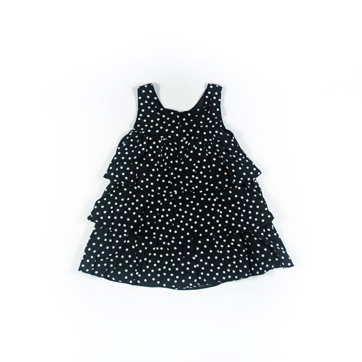 ILLIKA - Vestido niña illika Negro con puntos