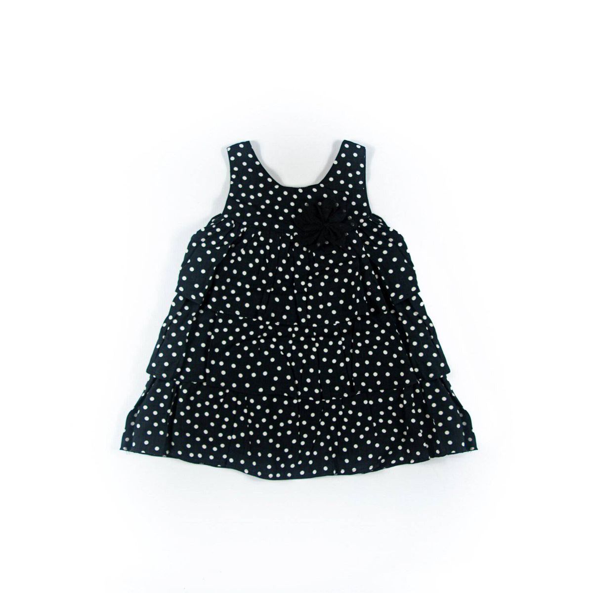 ILLIKA - Vestido niña illika Negro con puntos