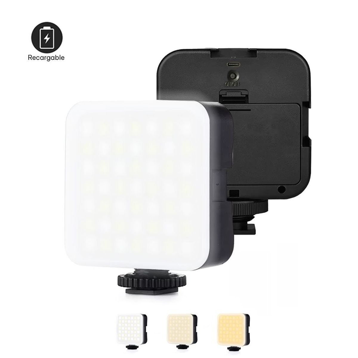 KREED - Luz LED RECARGABLE portátil para Cámaras