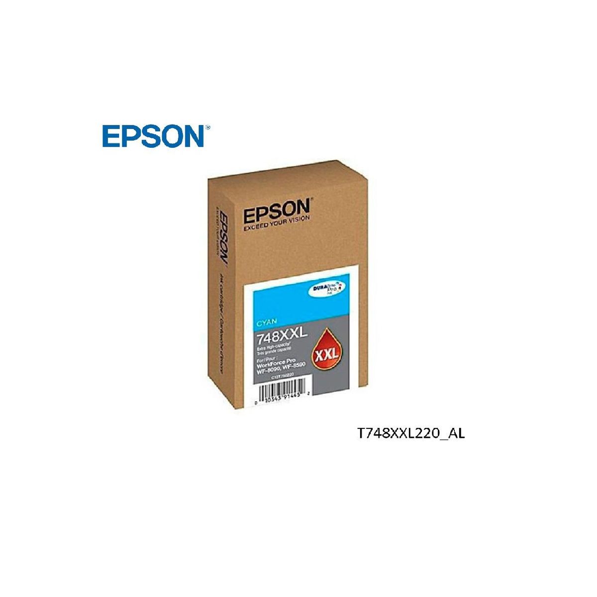 EPSON - CARTUCHO DE TINTA EPSON T748XXL220 WF-6090 WF-6590 CYAN