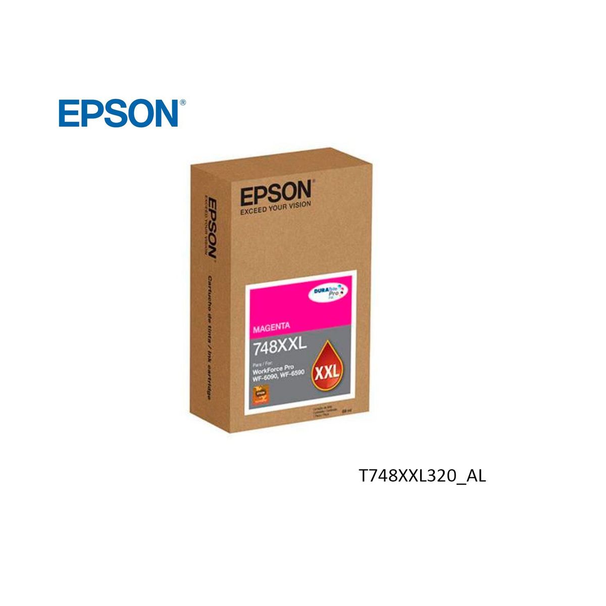 EPSON - CARTUCHO DE TINTA EPSON T748XXL320 WF-6090 WF-6590 MAGENTA