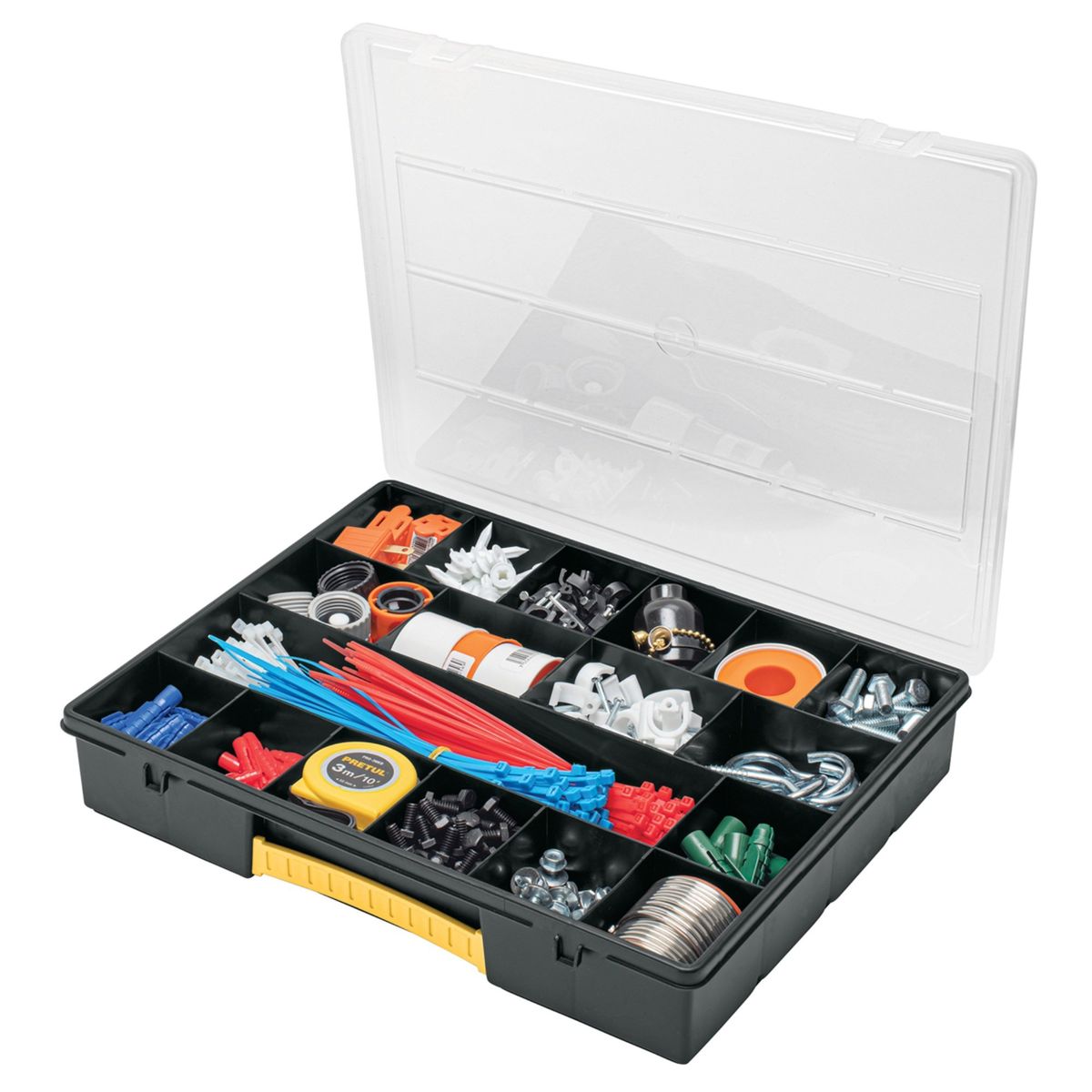 TRUPER - Organizador de herramientas tornillos 18 compartimientos Truper PRETUL