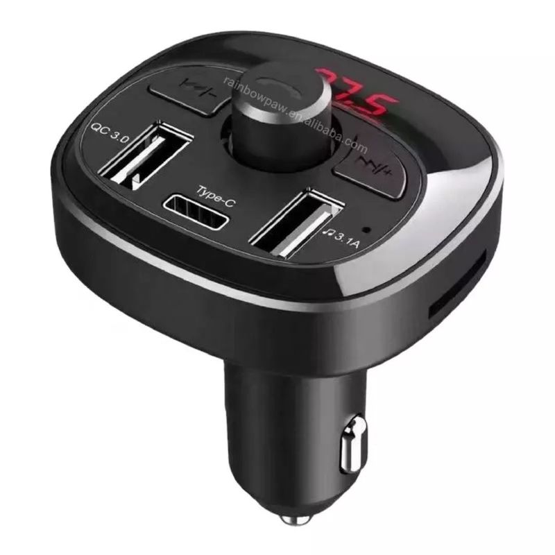 GENERICO - Transmisor Reproductor Bluetooth MP3 Radio FM Auto Coche