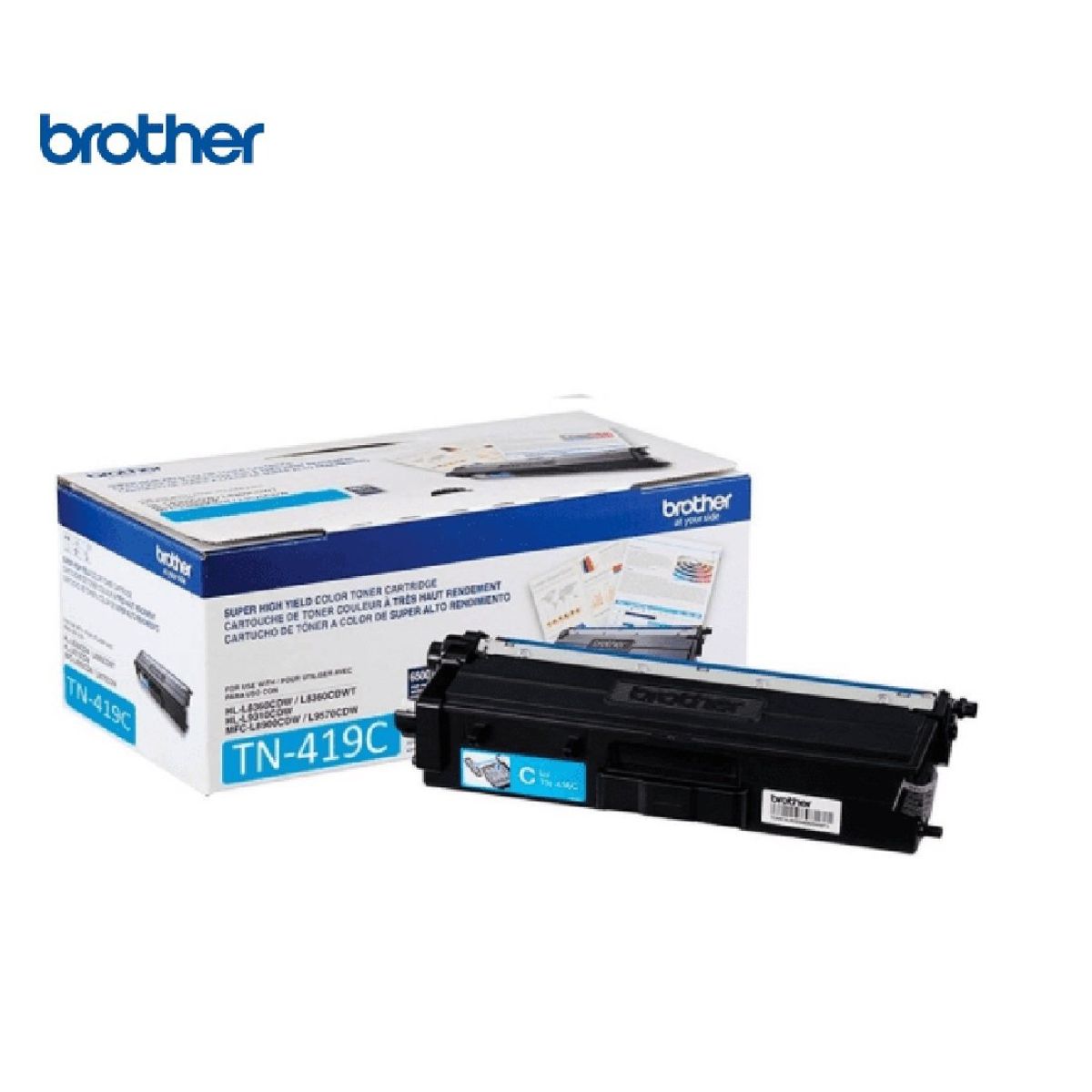 BROTHER - Toner Brother TN-419C Para LC-8900CDW 9000 PAGS-Cyan