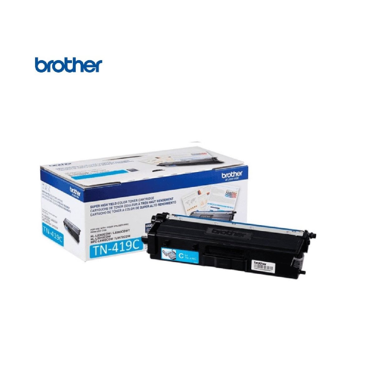 BROTHER - Toner Brother TN-419C Para LC-8900CDW 9000 PAGS-Cyan