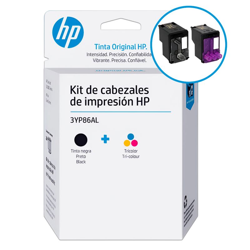 HP - Cabezales HP Ink Tank 315  - 415  GT5820 - GT5810 ( Color + Negro )