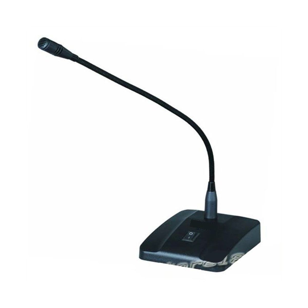 POWER ACOUSTIK - Microfono profesional flexible para conferencias con base de mesa