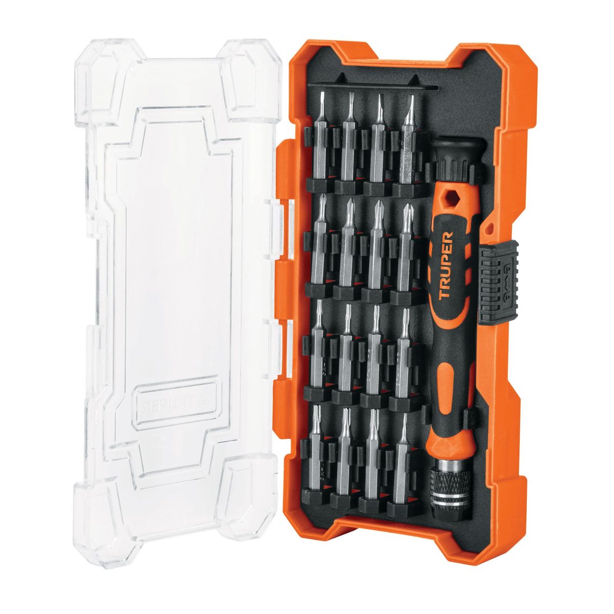 TRUPER - Juego de desarmador joyero 16 piezas desarmador de celular truper
