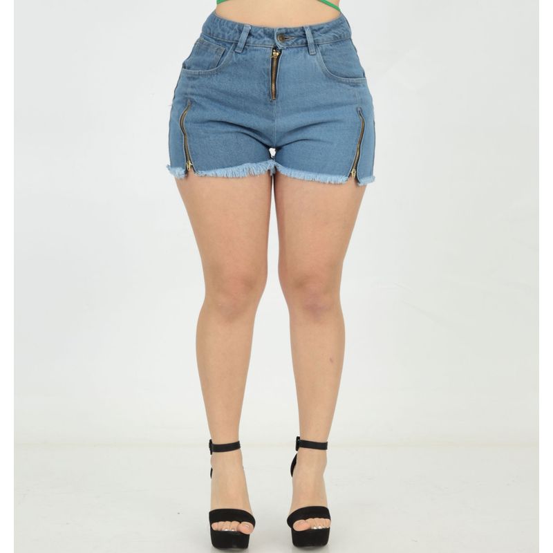 BENCUS JEANS - Short Denim Mujer Cierres BencusJeans