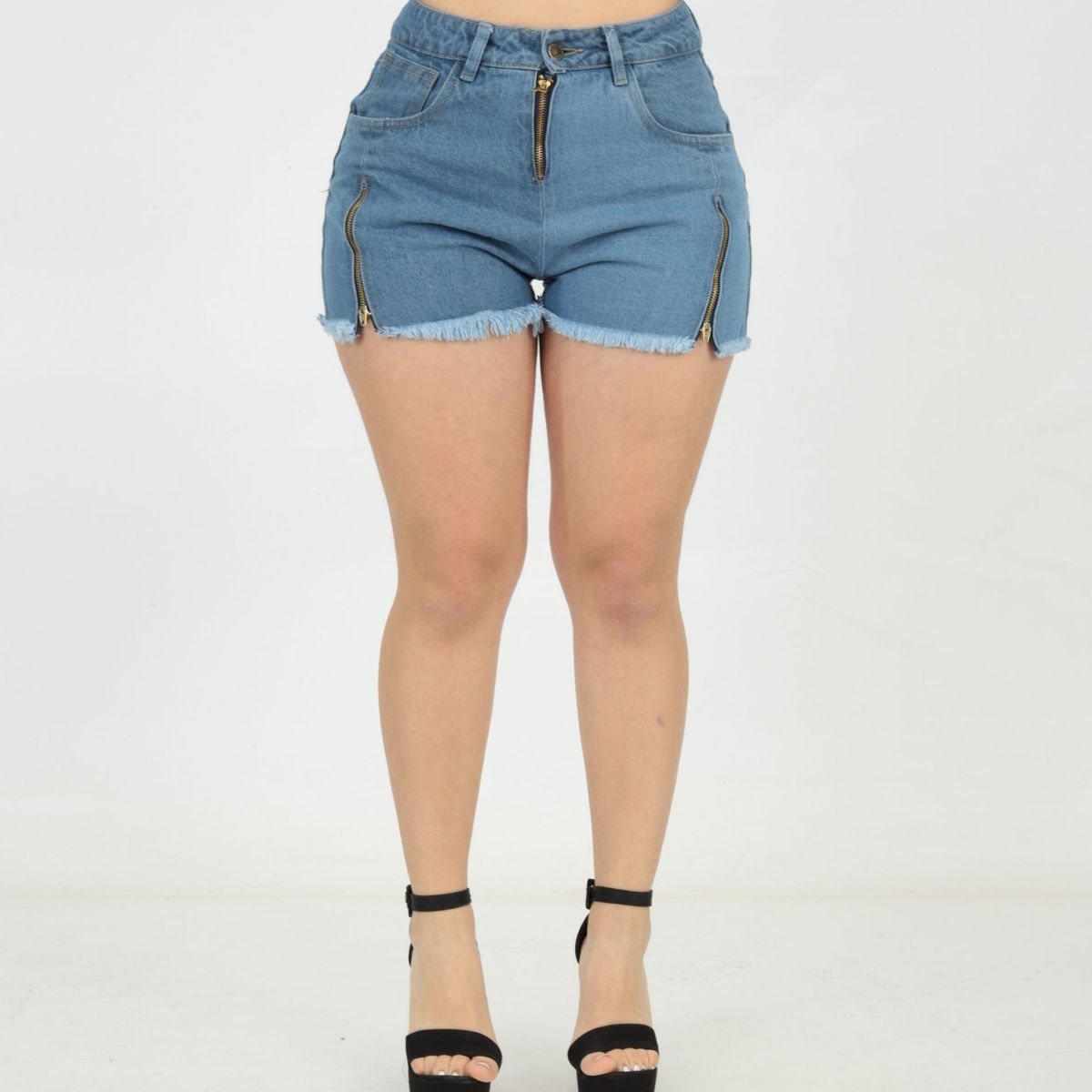 BENCUS JEANS - Short Denim Mujer Cierres BencusJeans
