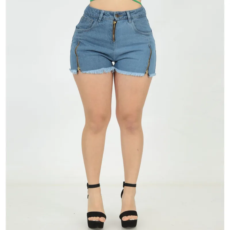 BENCUS JEANS - Short Denim Mujer Cierres BencusJeans