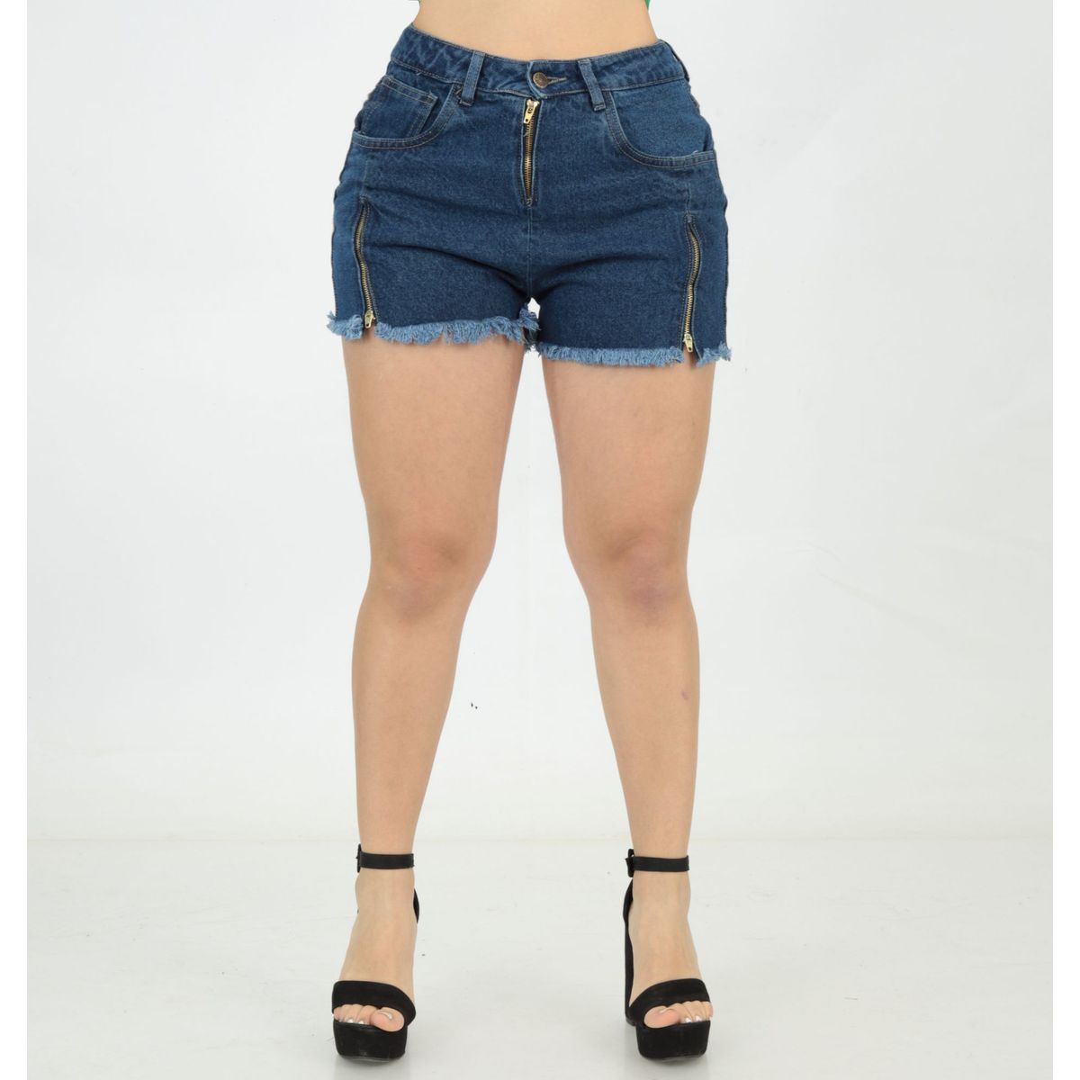 BENCUS JEANS - Short Denim Mujer Cierres BencusJeans