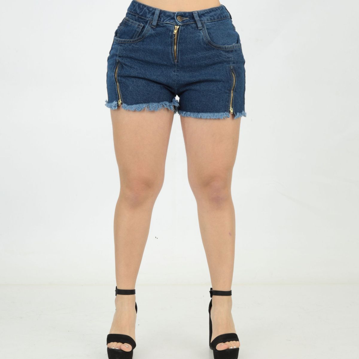 BENCUS JEANS - Short Denim Mujer Cierres BencusJeans