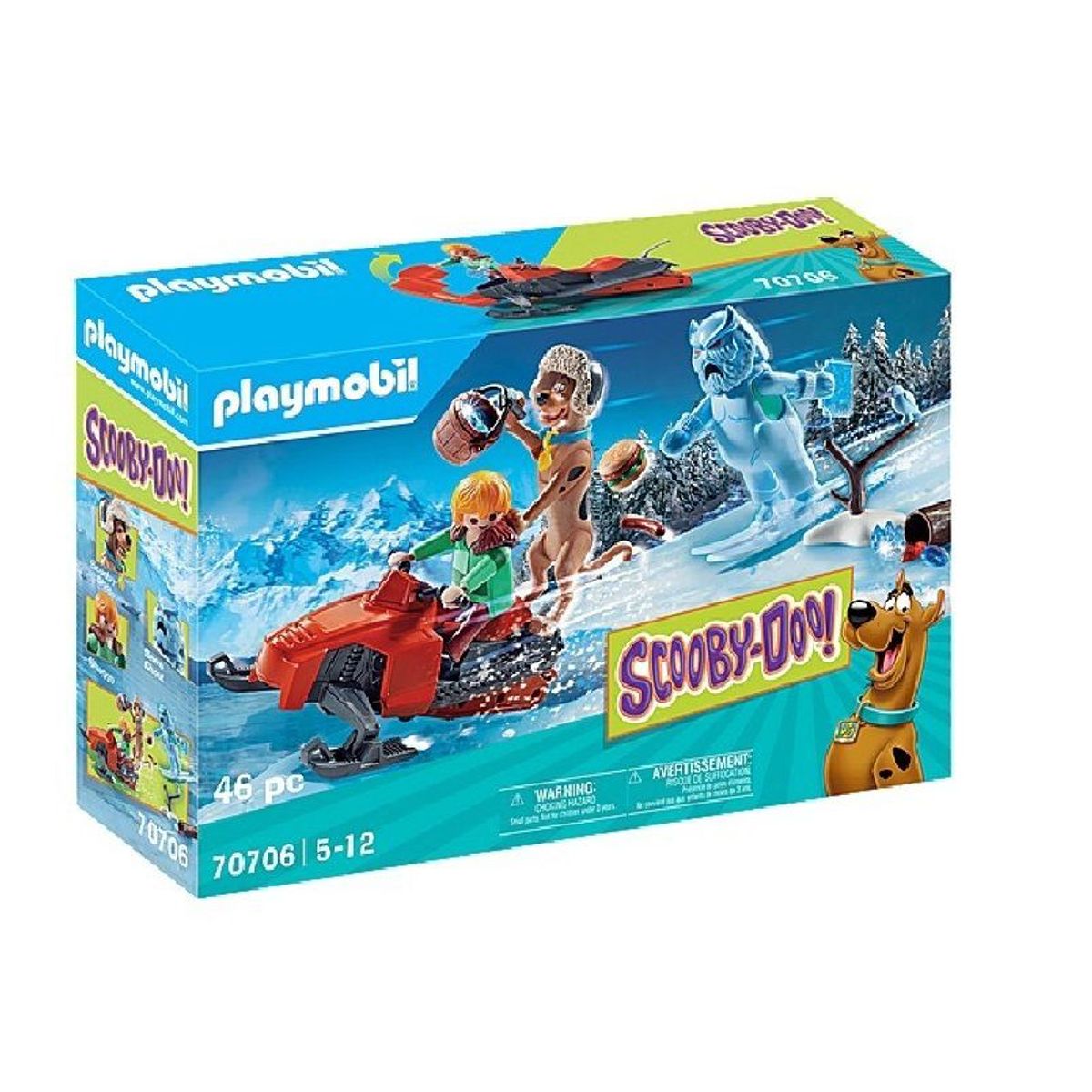 PLAYMOBIL - Playmobil Scooby-Doo Aventura con Fantasma de Nieve
