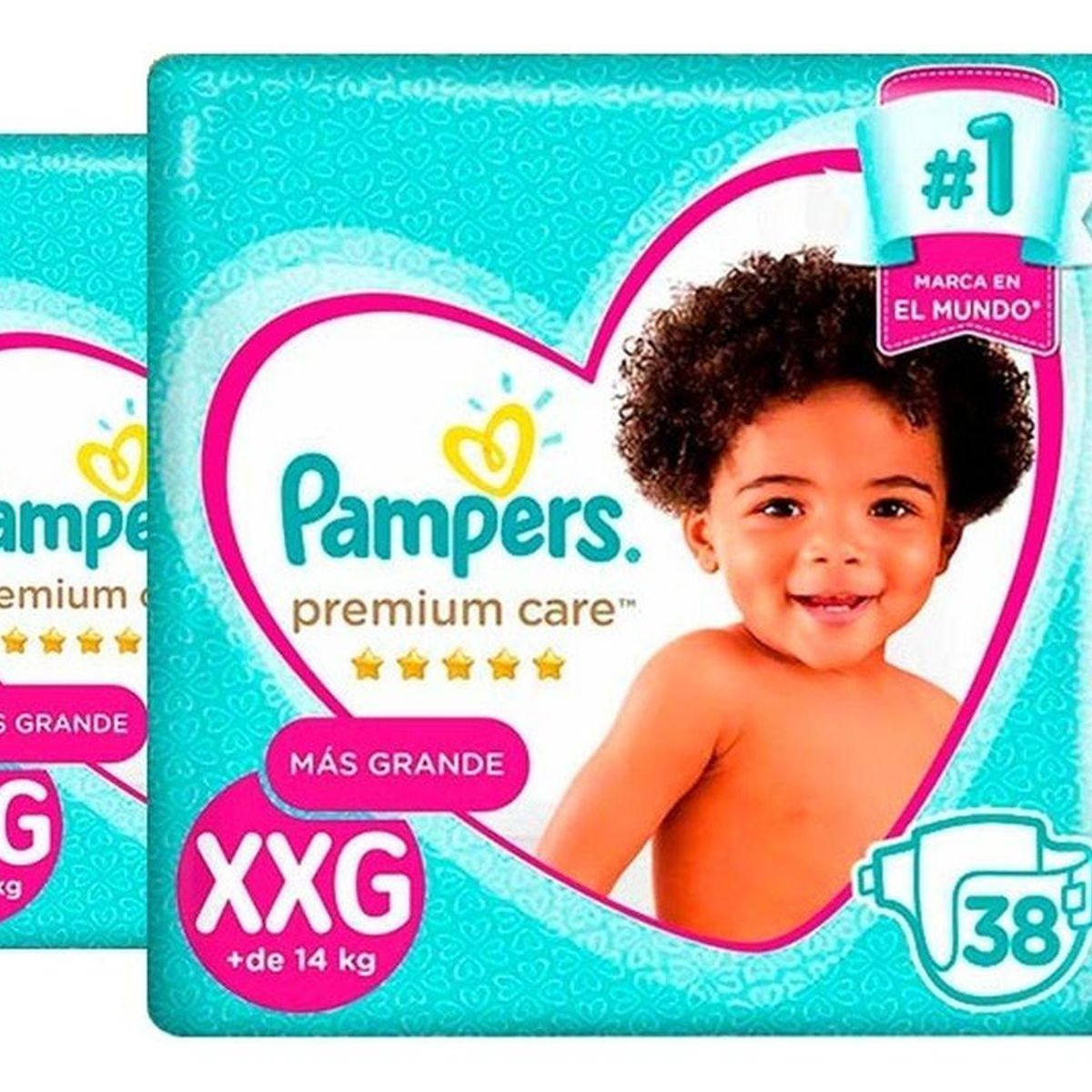 PAMPERS - Pampers Premium Care Talla XXG 38 unidades PackX4 MP