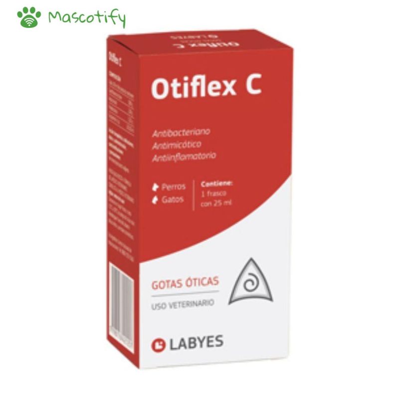 GENERICO - Otiflex C - Gotas Óticas Para Perros Y Gatos 25Ml