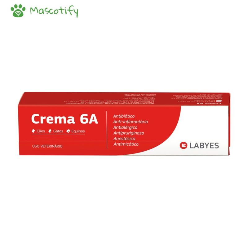 GENERICO - Crema 6A - Uso Dermatológico En Perros Y Gatos 15Gr
