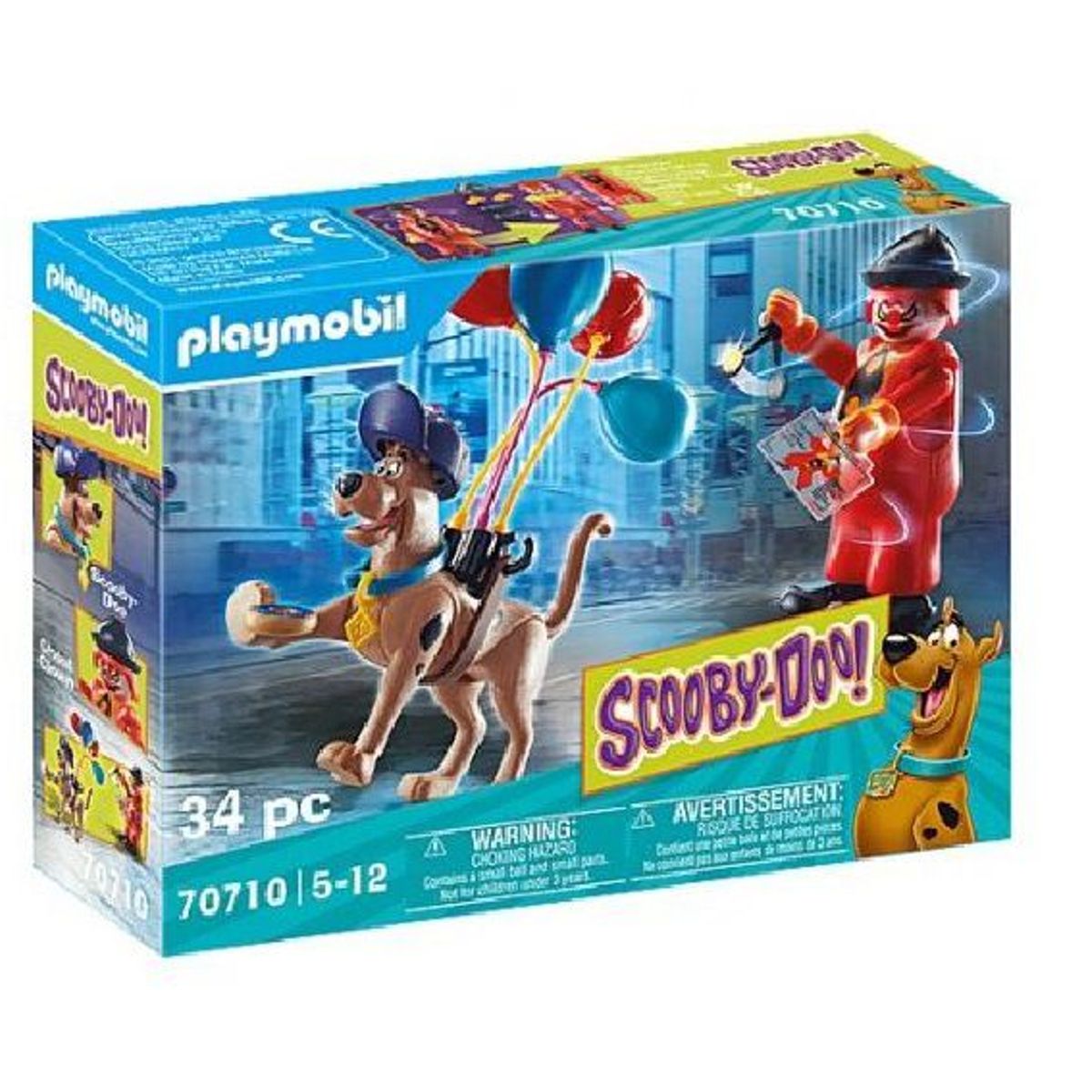 PLAYMOBIL - Playmobil Scooby-Doo Aventura con Payaso Fantasma