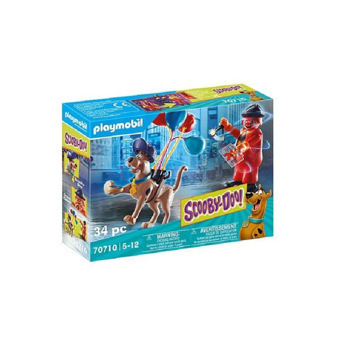 PLAYMOBIL - Playmobil Scooby-Doo Aventura con Payaso Fantasma