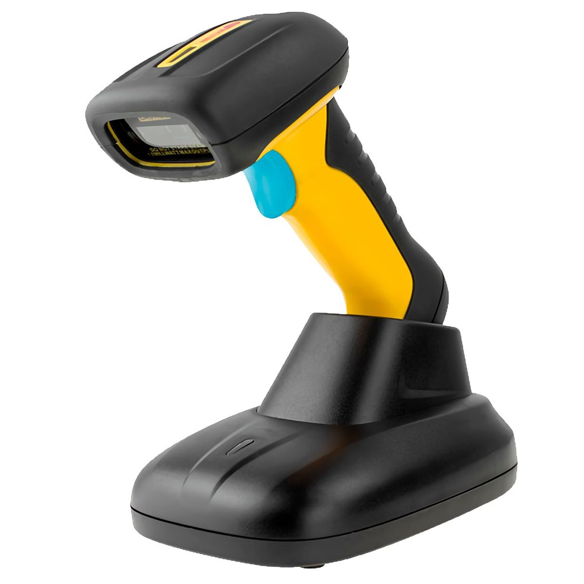 NETUM - Lector Escáner  Código De Barras y QR Inalámbrico  Industrial  Base Carga Netum