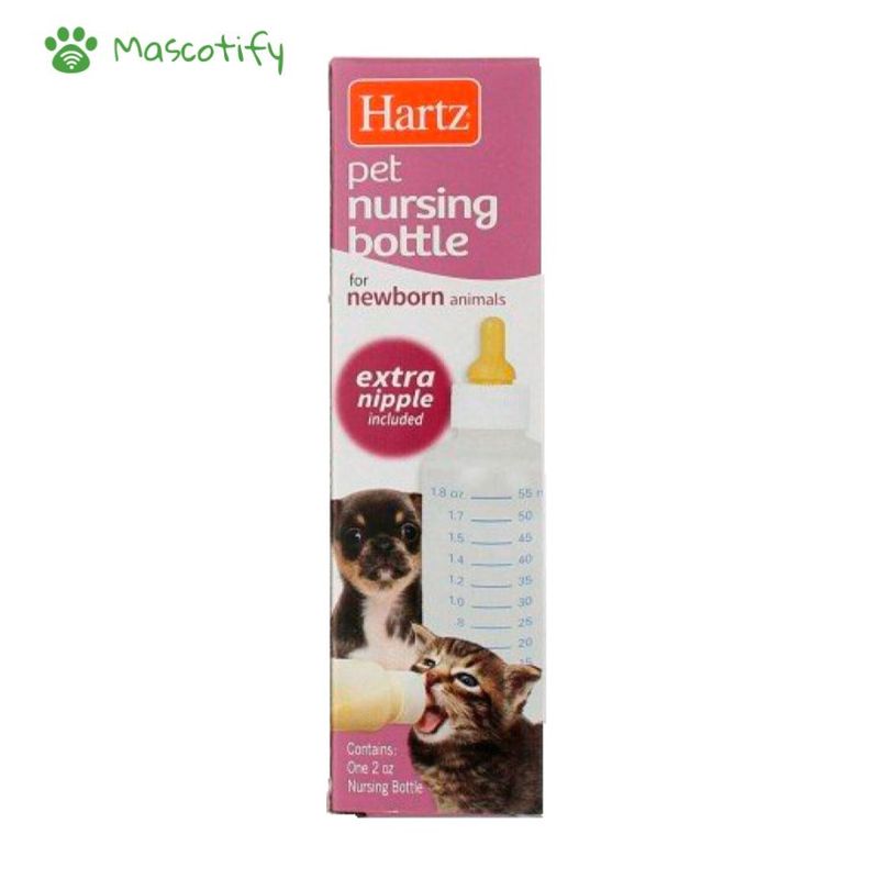 GENERICO - Hartz Biberón De 2 Oz Para Perros Y Gatos Recién Nacidos