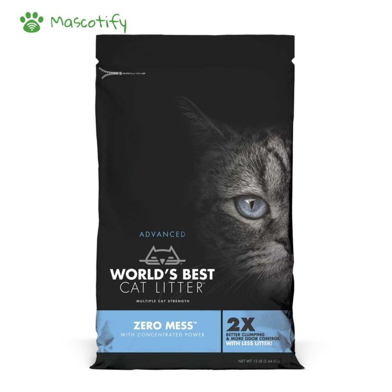 GENERICO - Worlds Best Cat Litter Zero Mess 5.4kg - Arena para mÃºltiples gatos