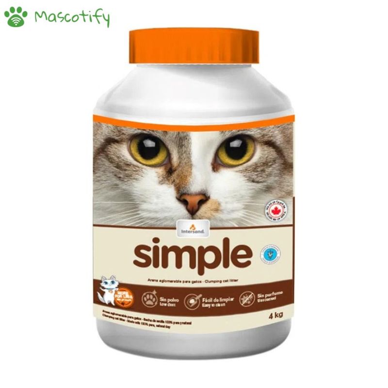 SIMPLE - Intersand Simple X 4Kg - Arena Para Gatos