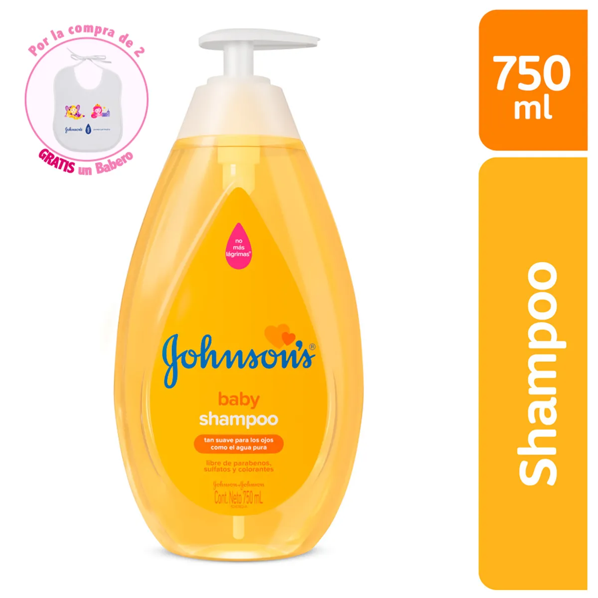 JOHNSON'S BABY - Shampoo para Bebé Johnsons Suave 750ml
