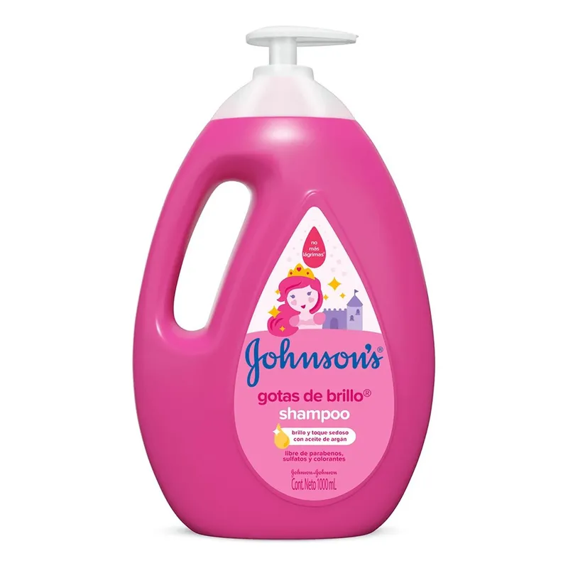 JOHNSON'S BABY - Shampoo Johnsons Gotas de Brillo y Sedoso 1 Litro