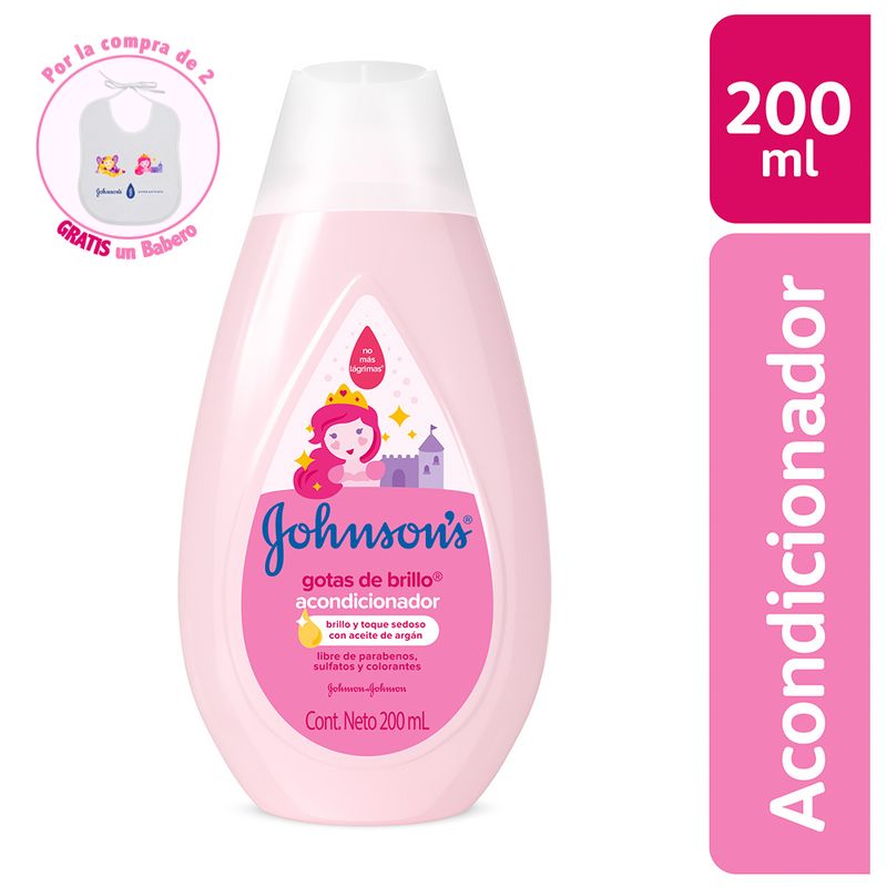 JOHNSON'S BABY - Acondicionador Johnsons Brillo Sedoso 200ml