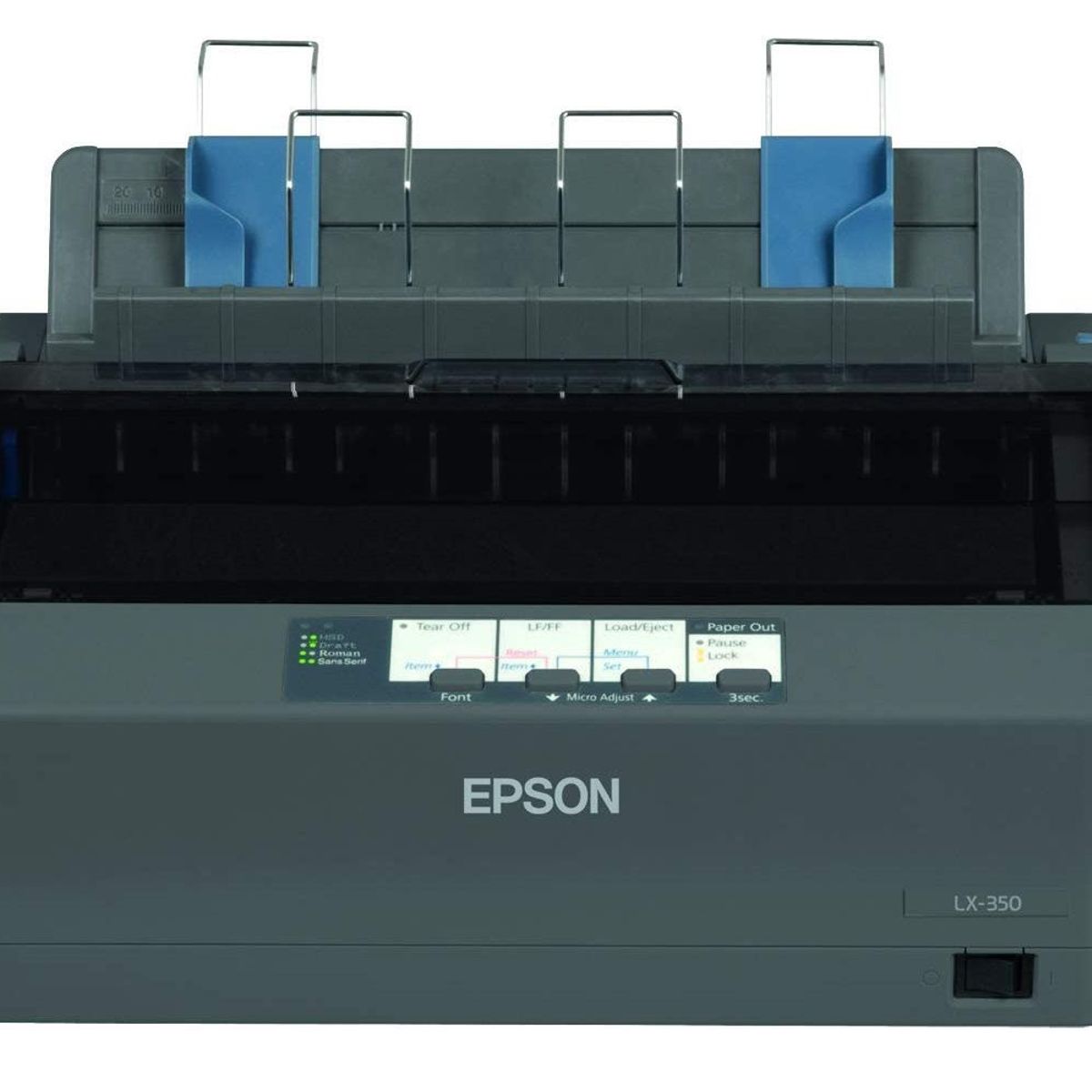 EPSON - Impresora Epson LX-350 de Matriz  de 9 pines - Negro