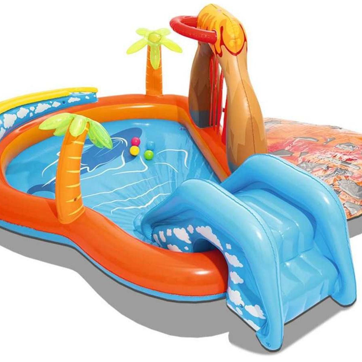 BESTWAY - Piscina Para Niños Incluye Rociador de Agua Capacidad 208 L