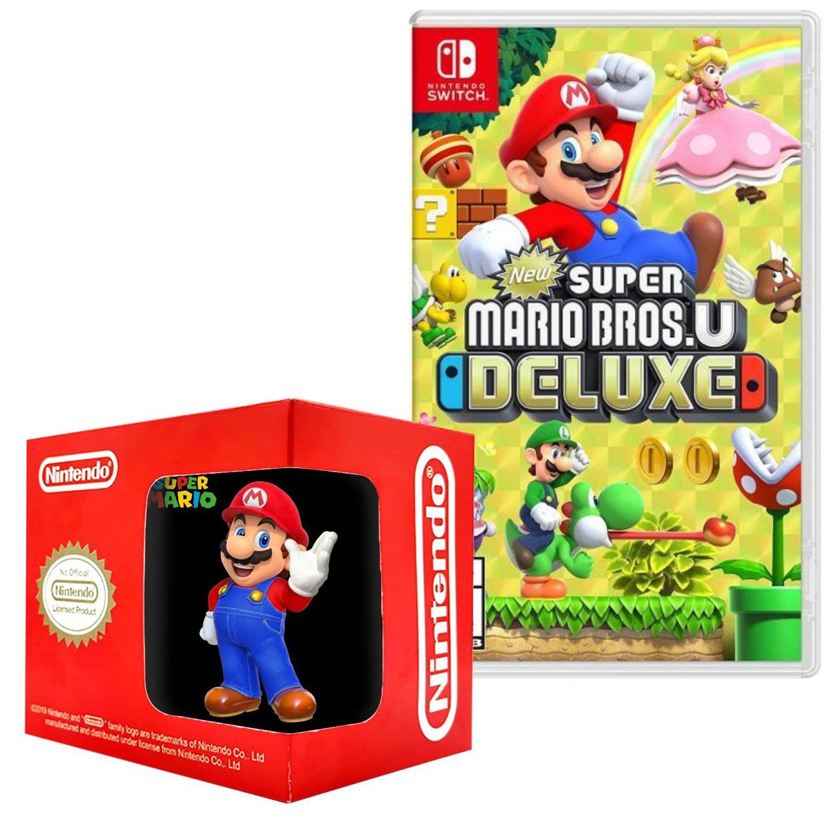 NINTENDO - new super mario bros u deluxe + taza 1